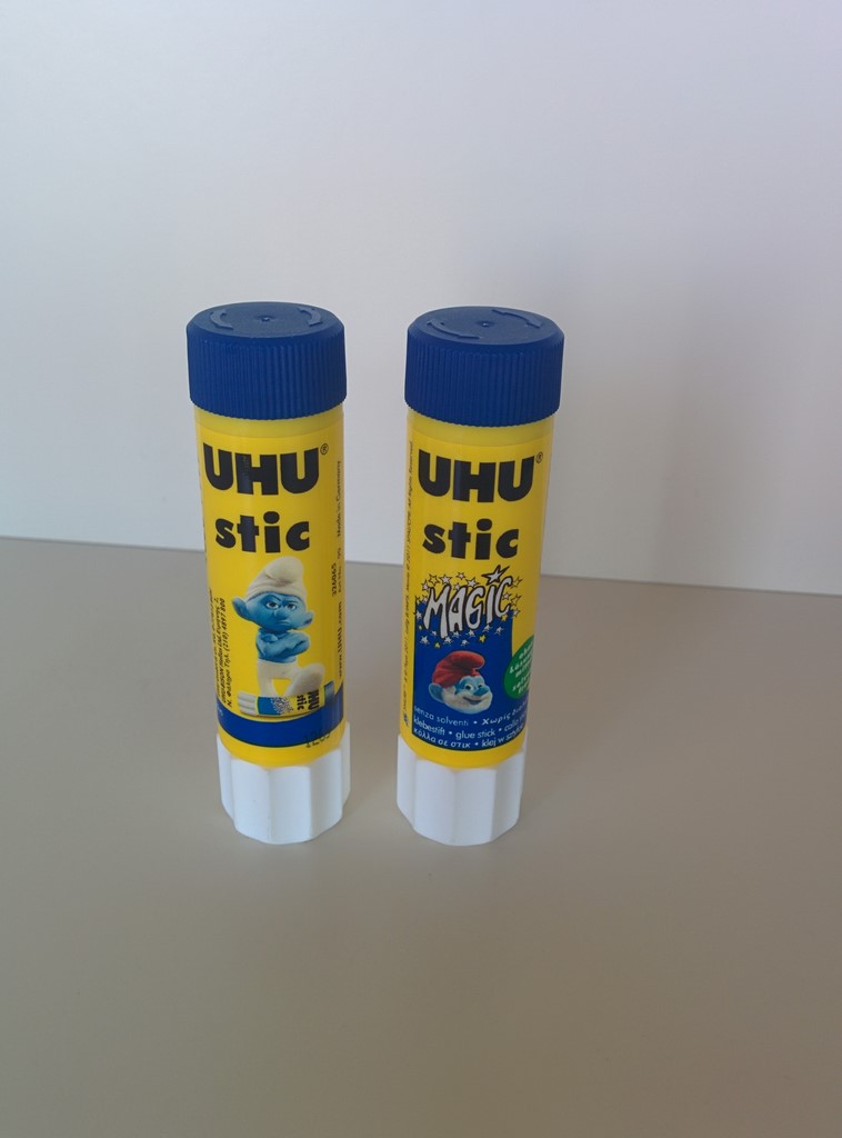 Bâton de colle petit format 8,2 grammes - Schtroumpf Grognon