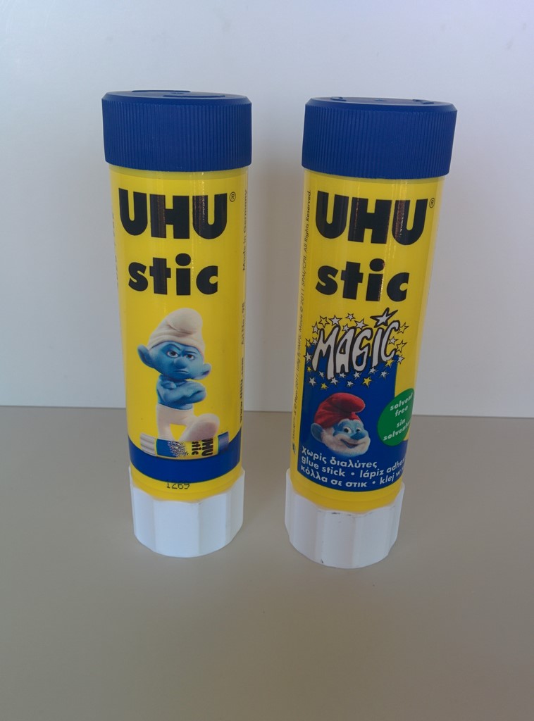 Bâton de colle grand format 40 grammes - Schtroumpf Grognon