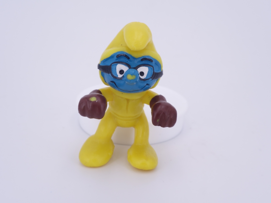 Motocross Schtroumpf