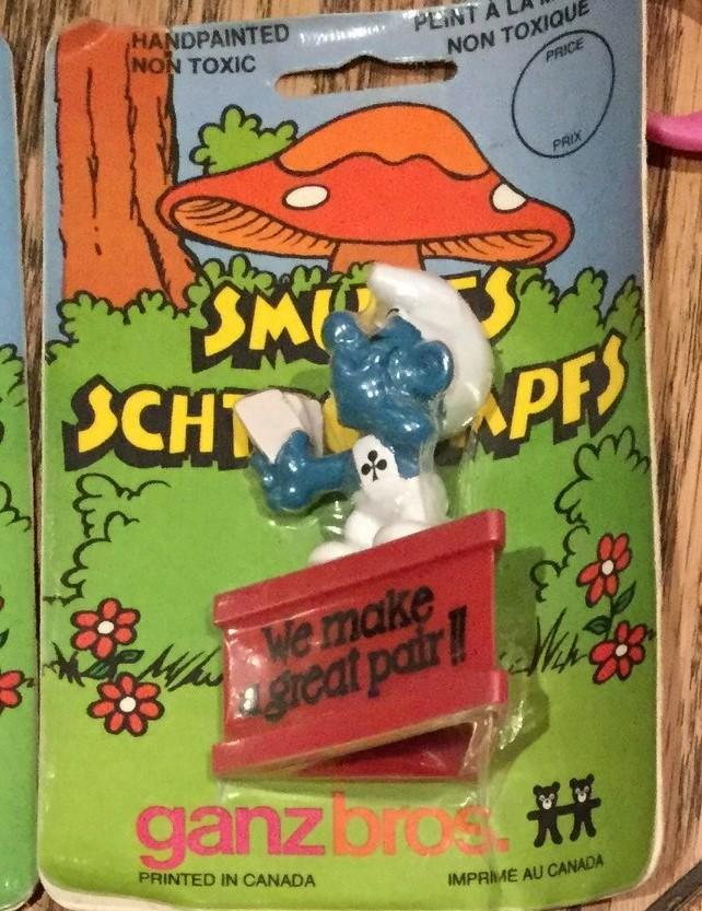 Schtroumpf joueur de cartes