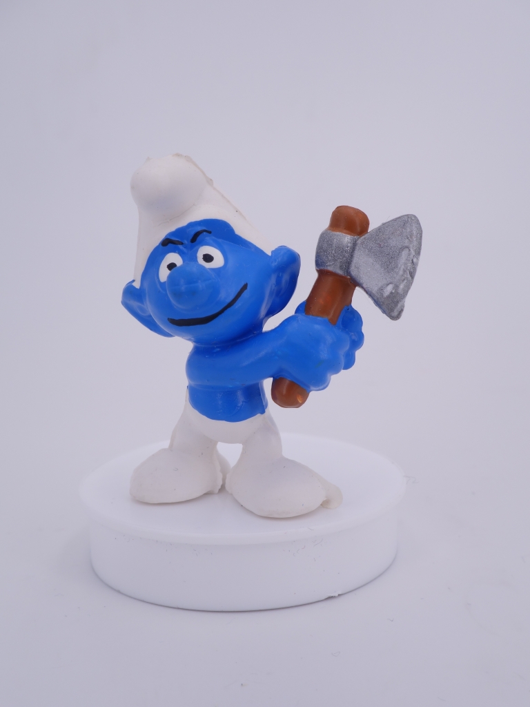 Schtroumpf bûcheron