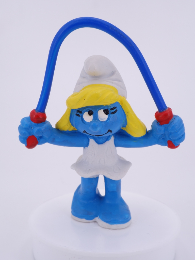 Schtroumpfette corde à sauter
