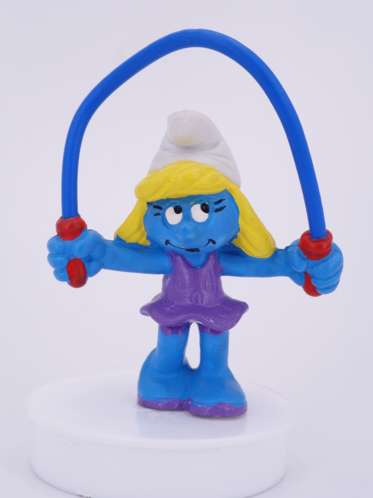 Schtroumpfette corde à sauter