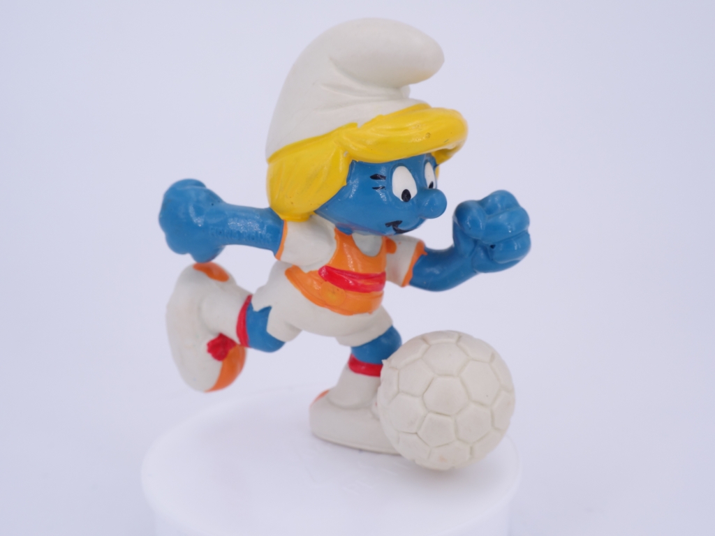 Schtroumpfette footballeuse