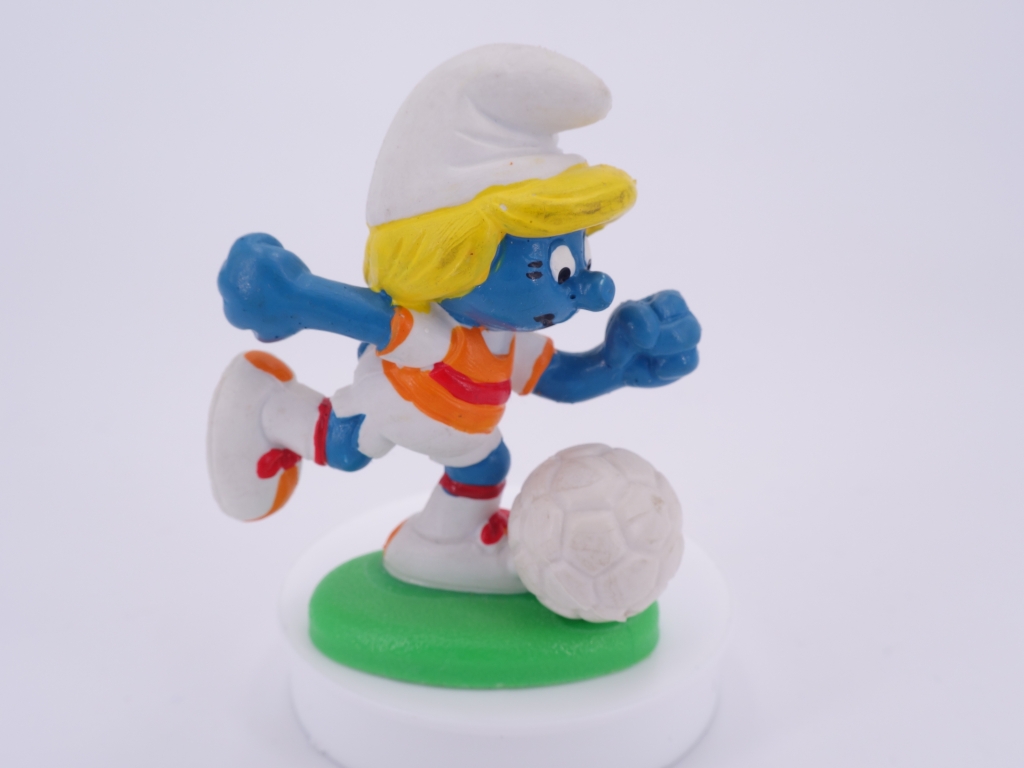 Schtroumpfette footballeuse