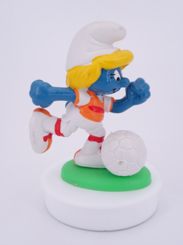 Schtroumpfette footballeuse