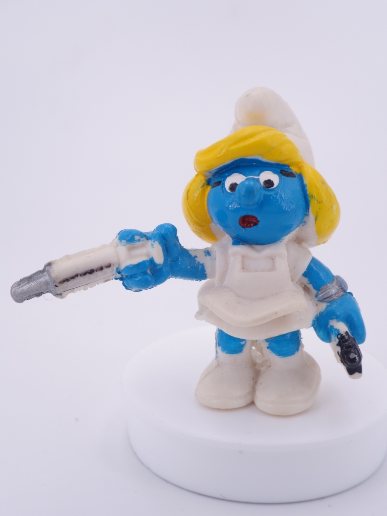 Schtroumpfette infirmière