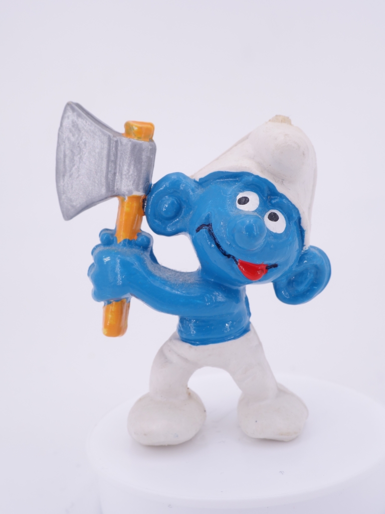 Schtroumpf bûcheron