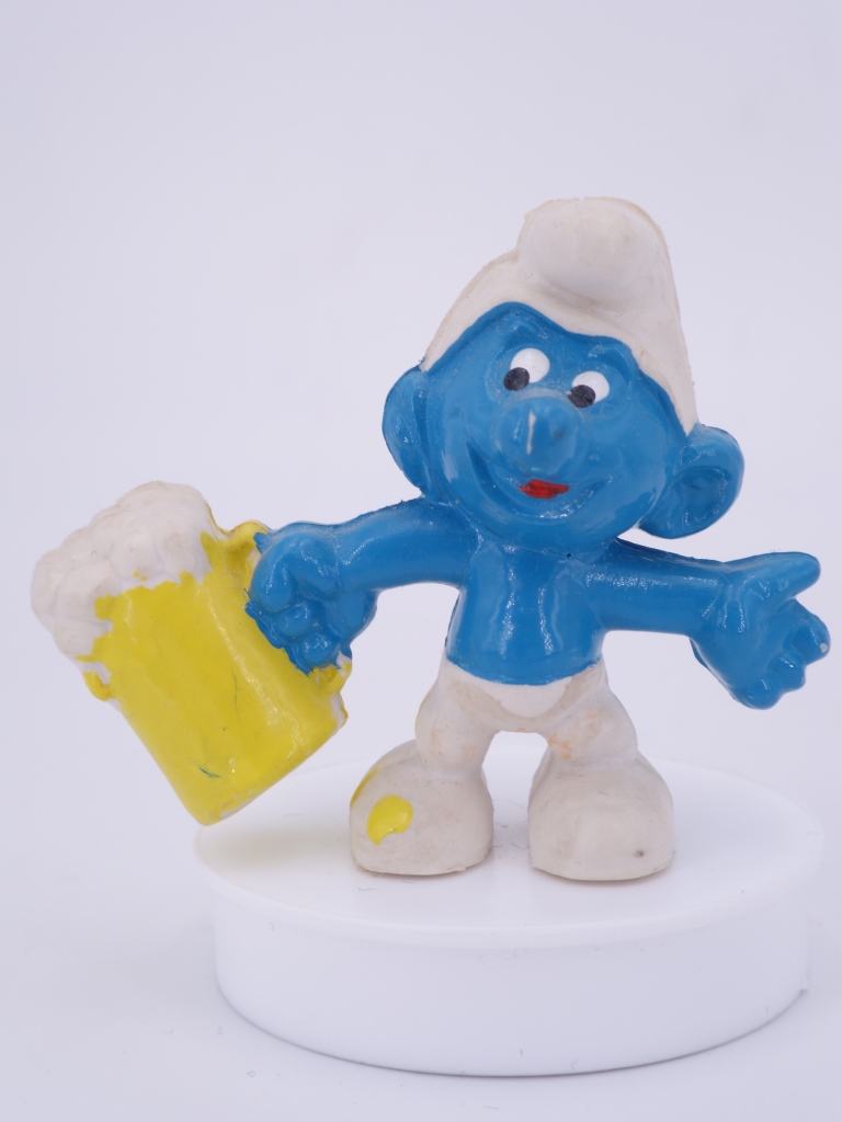 Schtroumpf avec bière