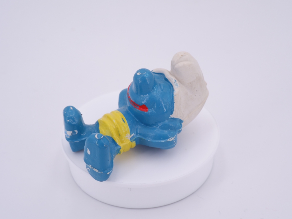 Schtroumpf baigneur / bain de soleil