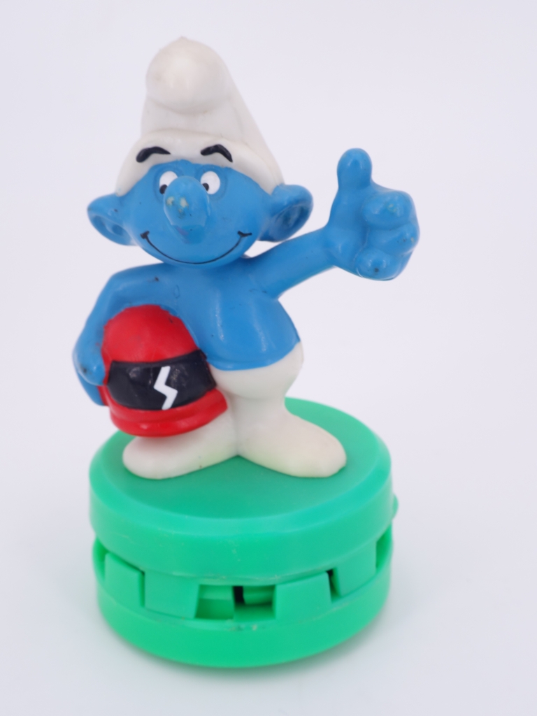 Schtroumpf avec casque