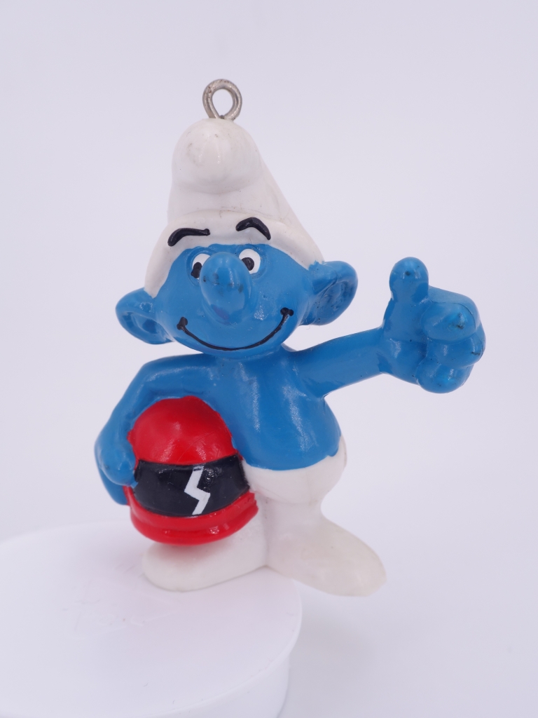 Schtroumpf avec casque