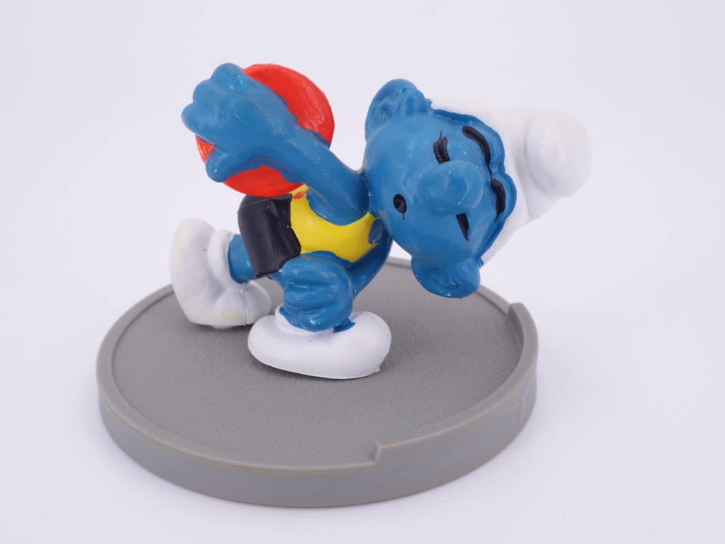 Schtroumpf lanceur de disque