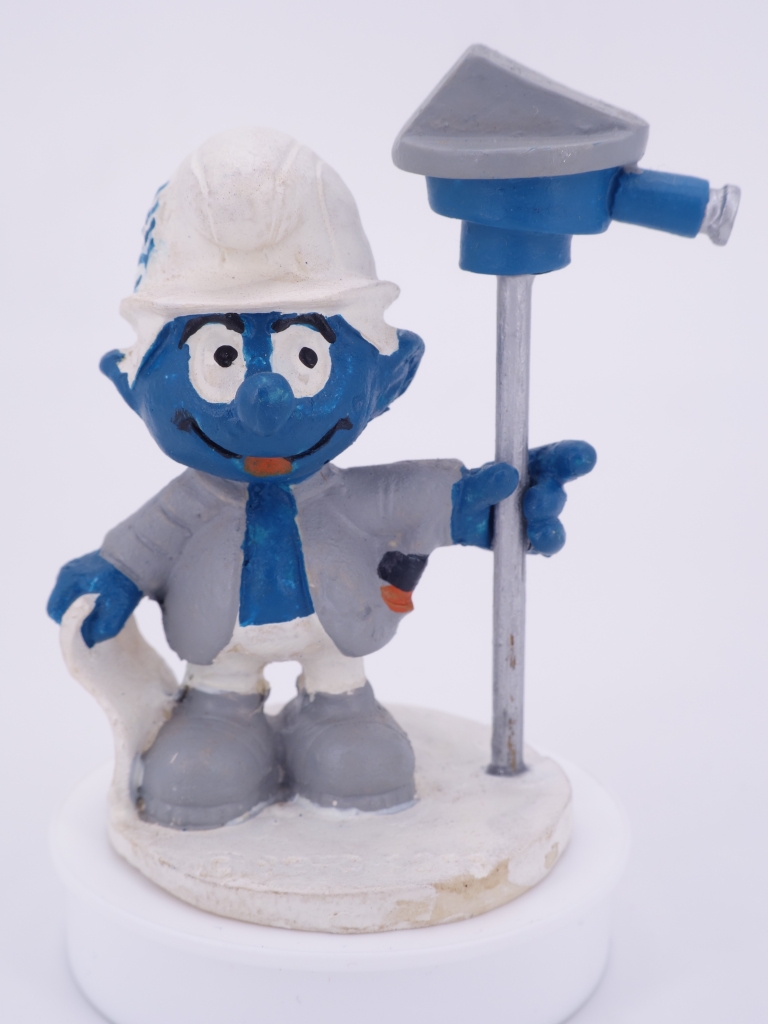 Schtroumpf chef de chantier