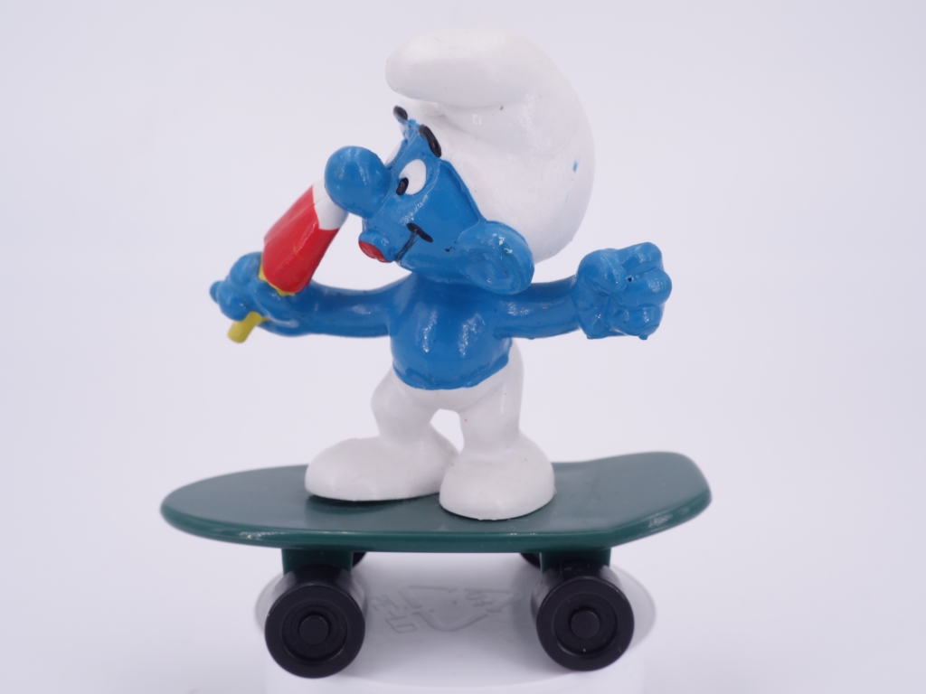 Schtroumpf avec glace - Skateboard