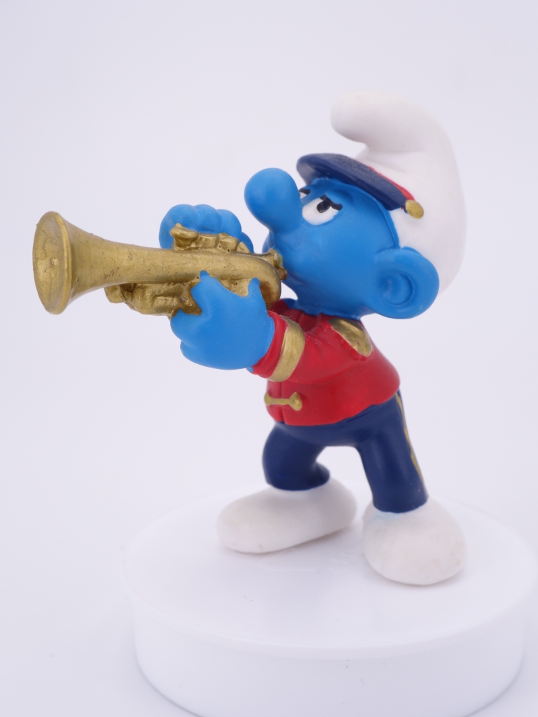 Schtroumpf à la trompette