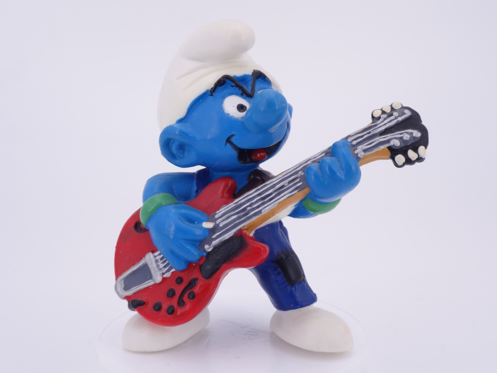 Schtroumpf guitariste
