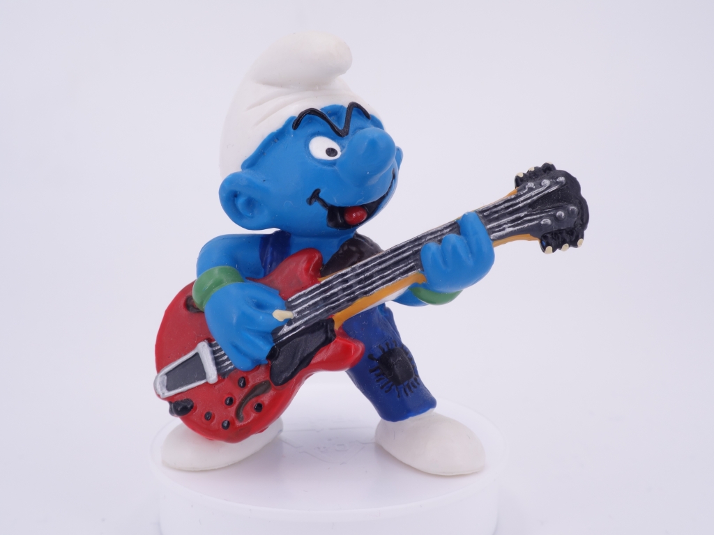 Schtroumpf guitariste