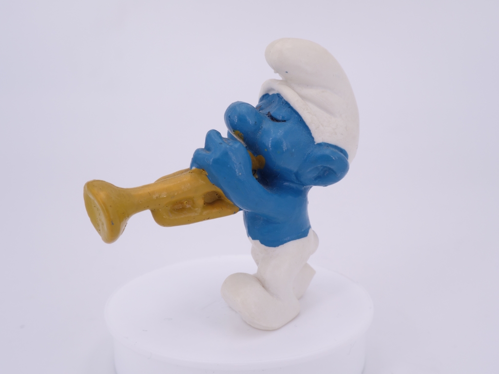 Schtroumpf à la trompette