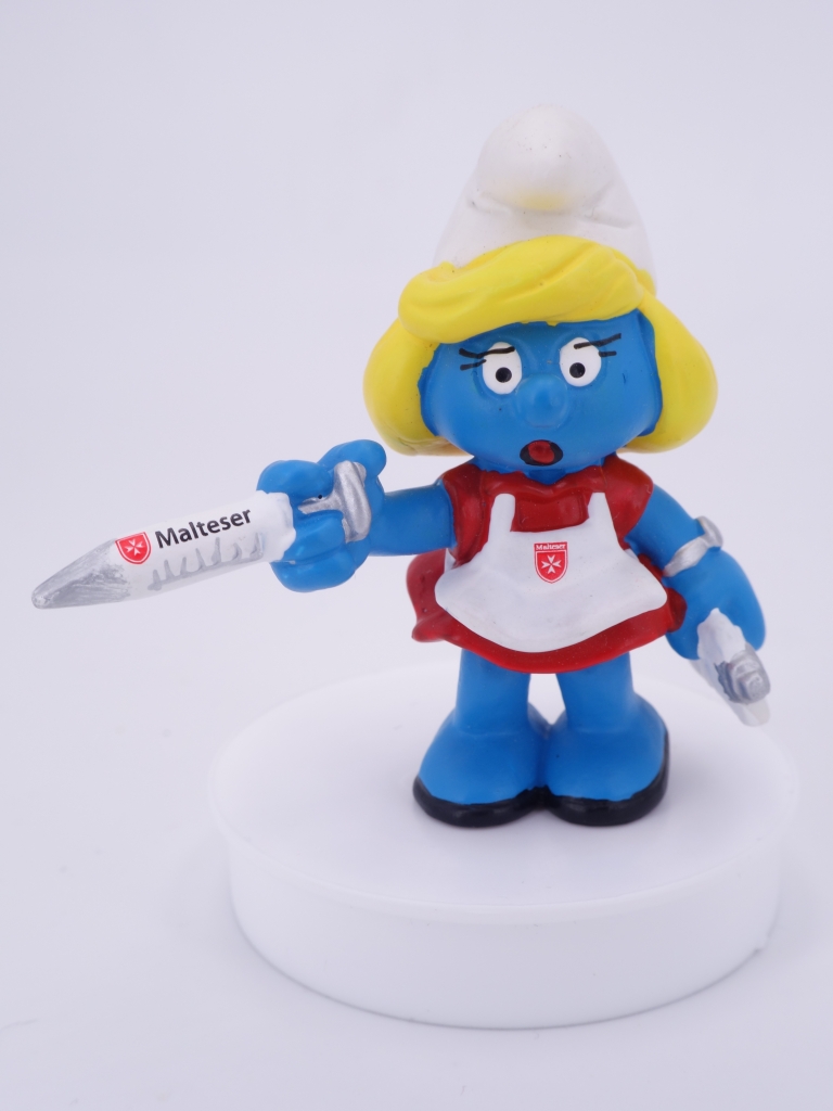 Schtroumpfette infirmière