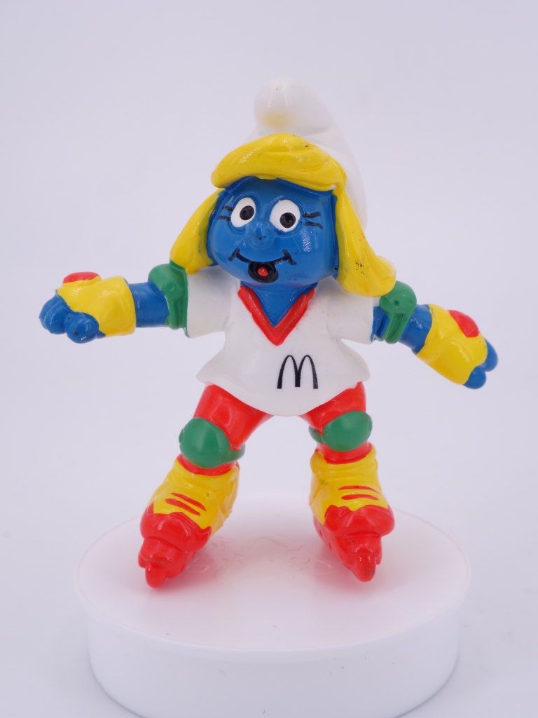 Schtroumpfette en rollers