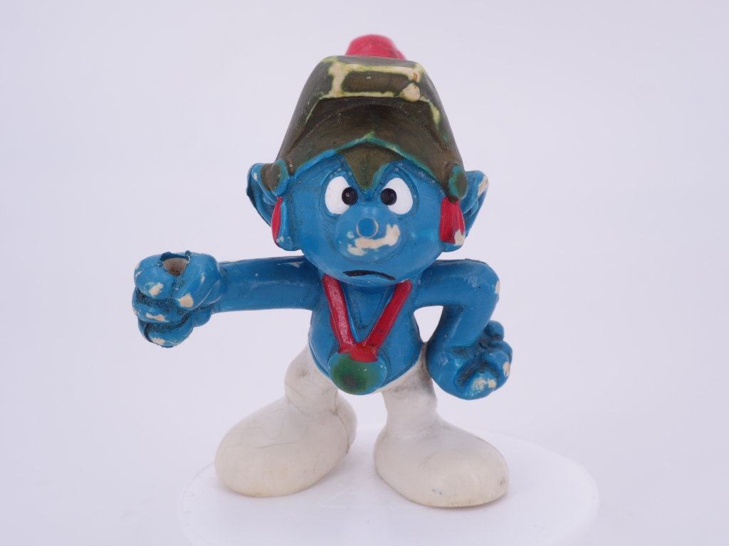 Schtroumpf avec hallebarde