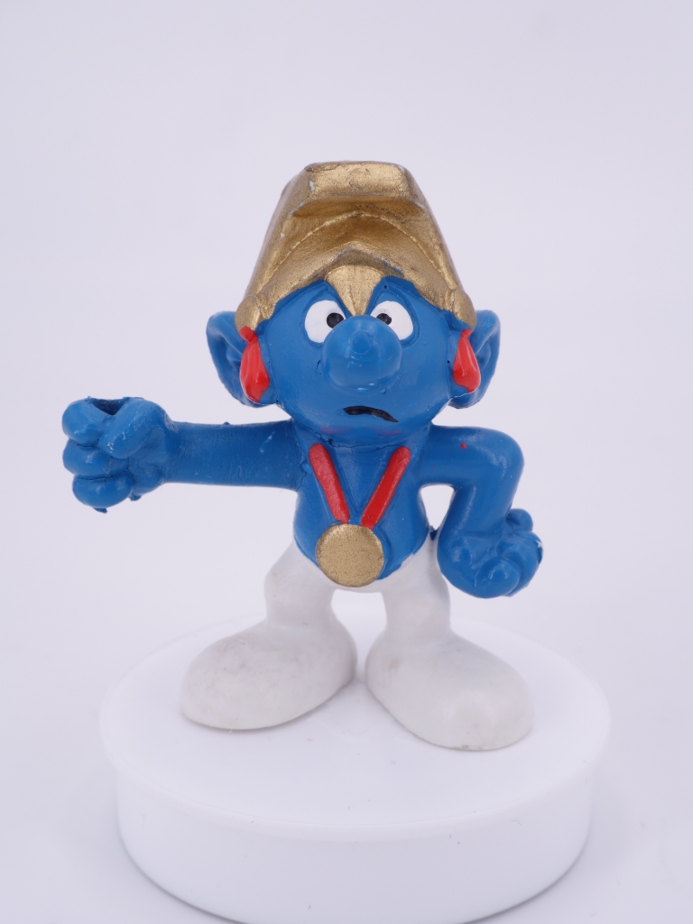 Schtroumpf avec hallebarde