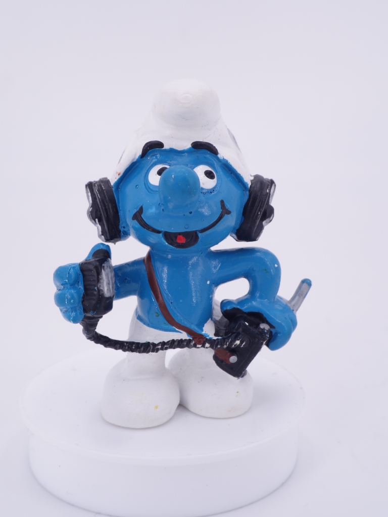 Schtroumpf avec radio