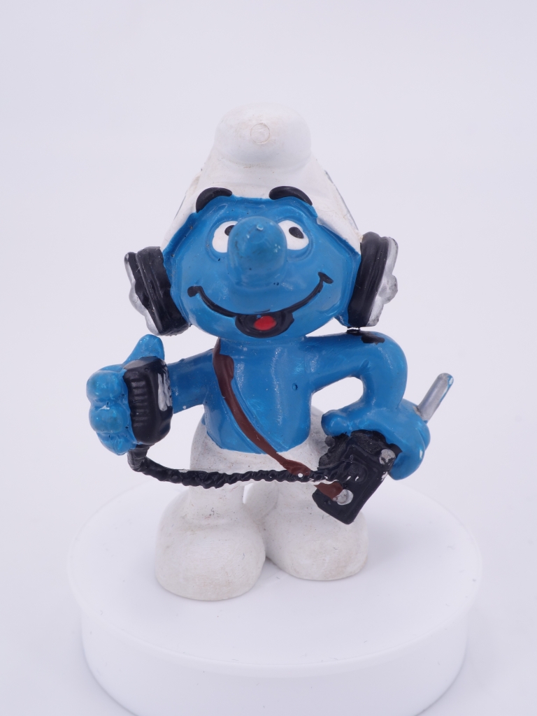 Schtroumpf avec radio