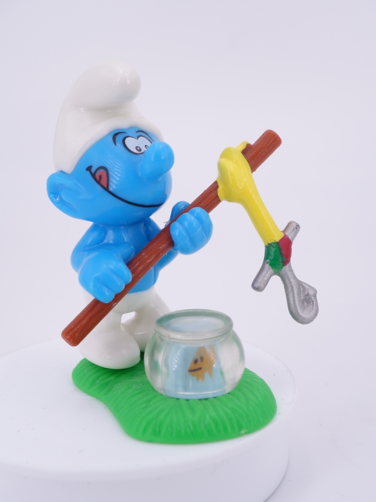 Schtroumpf pêcheur
