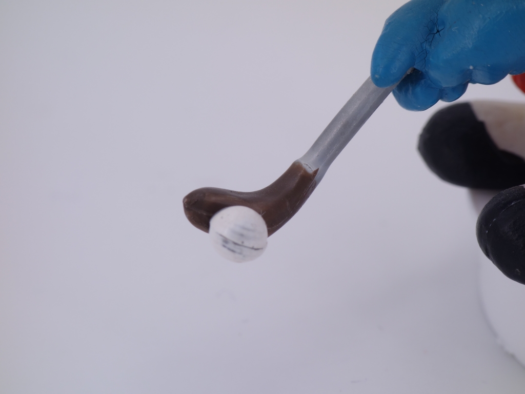 Schtroumpf golfeur - Club de golf