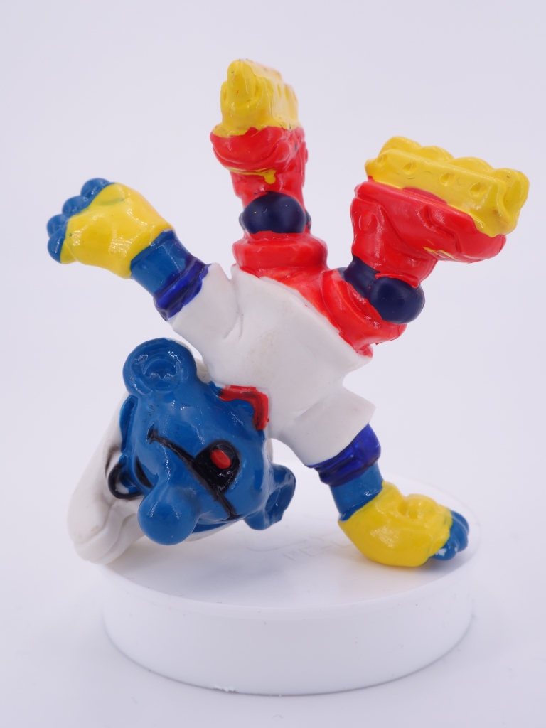 Schtroumpf en rollers