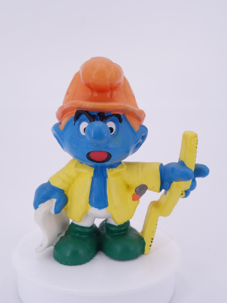 Schtroumpf chef de chantier