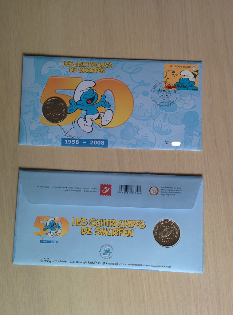 Enveloppe & pièce commémorative 50 ans
