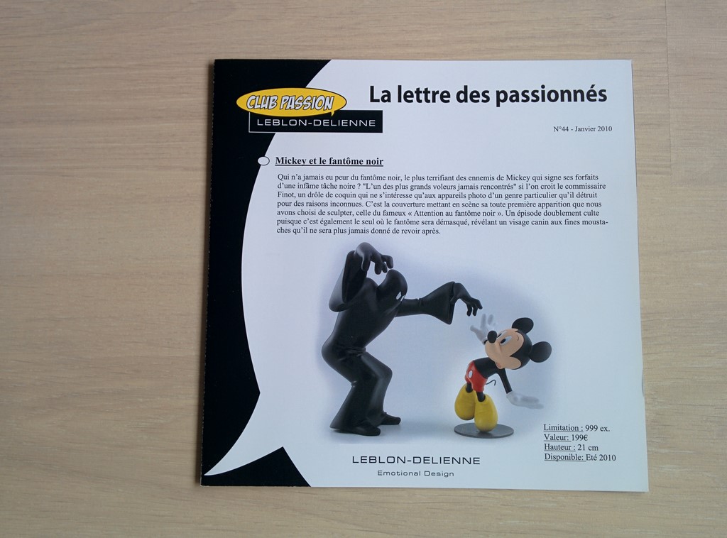 Lettre aux passionnés Leblon-Delienne