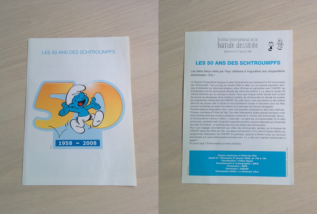 Flyer Festival International de la BD