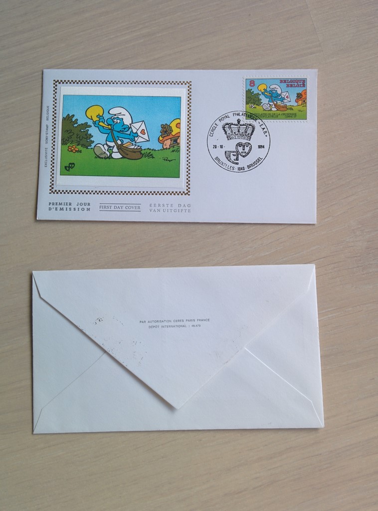 Enveloppe "brodée"