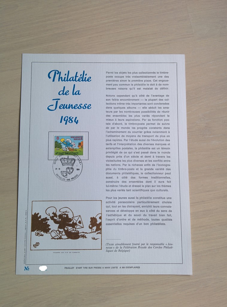 Feuillet doré - Français