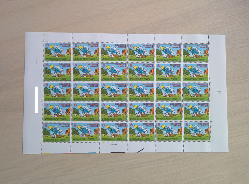 Planche de timbres