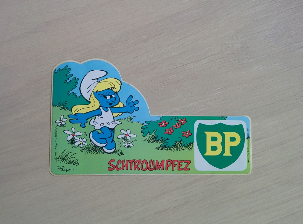Autocollant BP Schtroumpfette