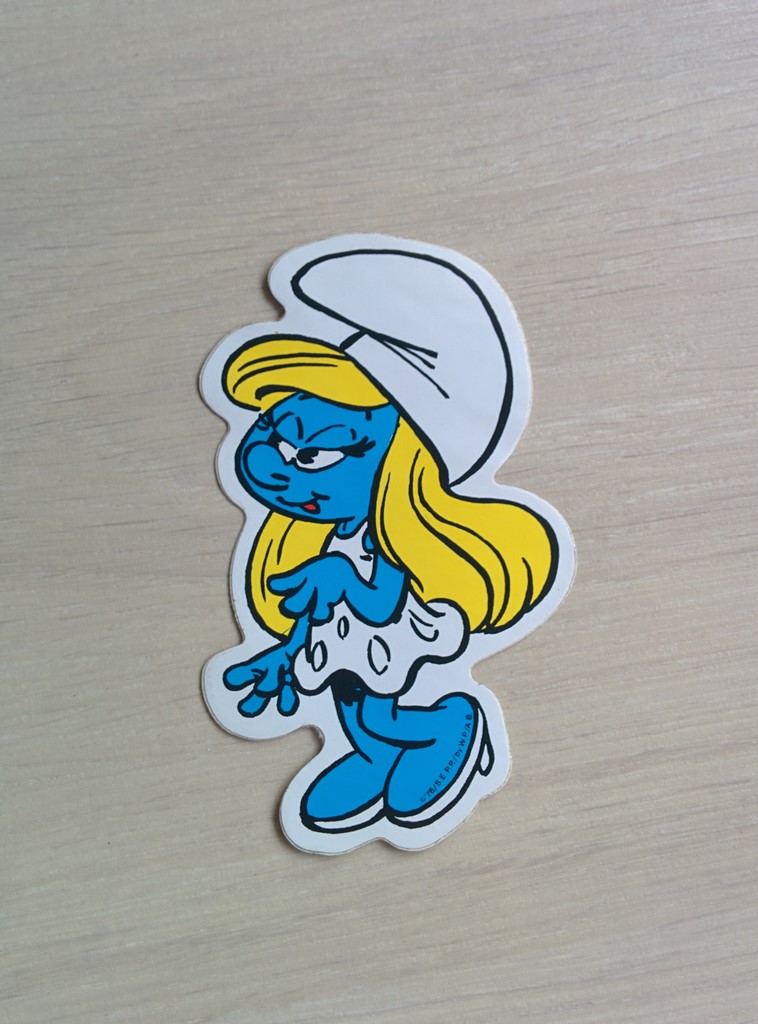 Autocollant Schtroumpfette