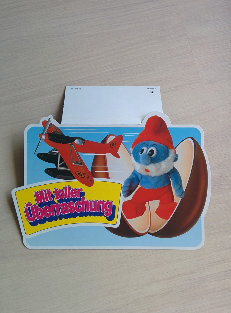 Carton de présentation Kinder