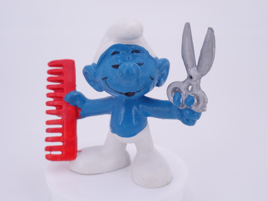 Schtroumpf coiffeur