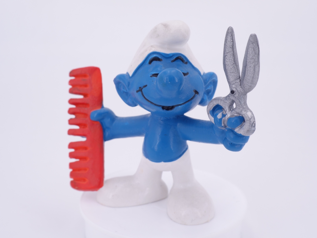 Schtroumpf coiffeur