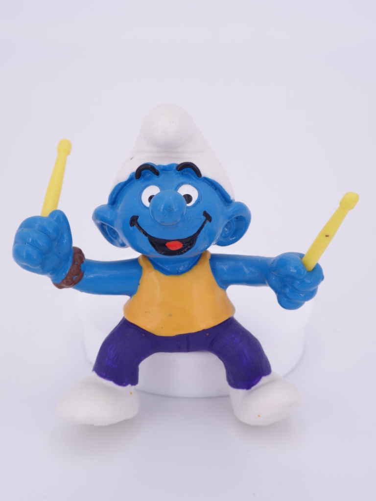 Schtroumpf à la batterie