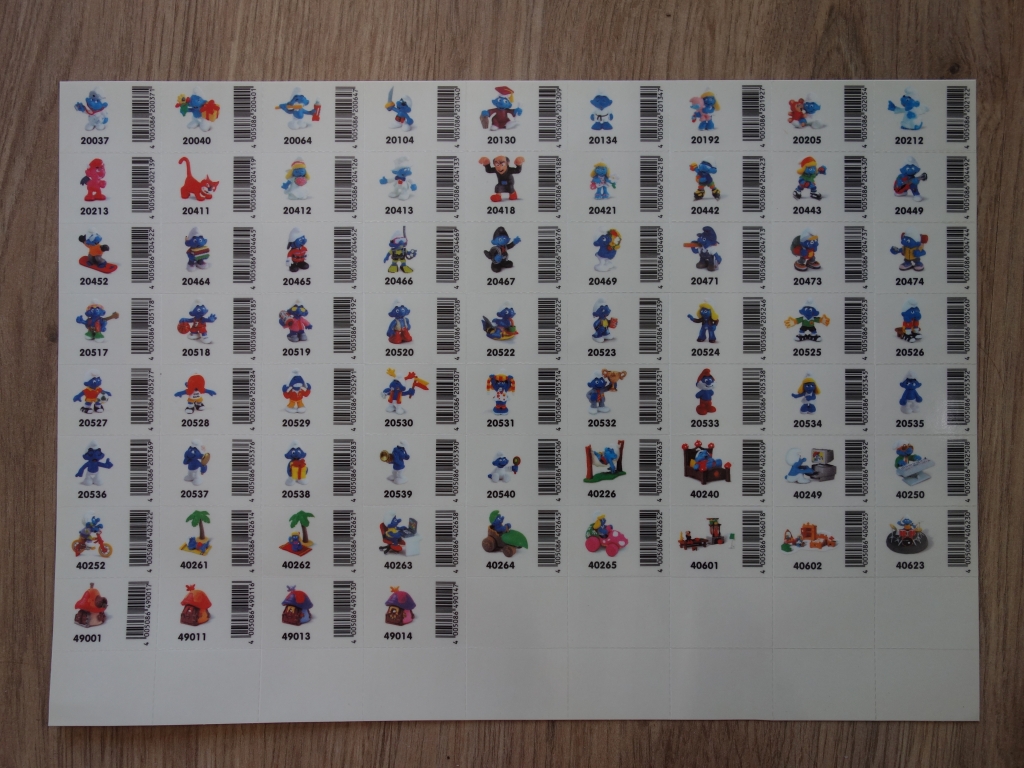 Autocollants pour présentoir