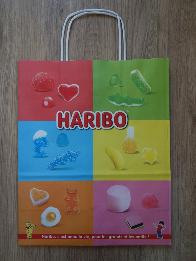 Sac en papier boutique Haribo