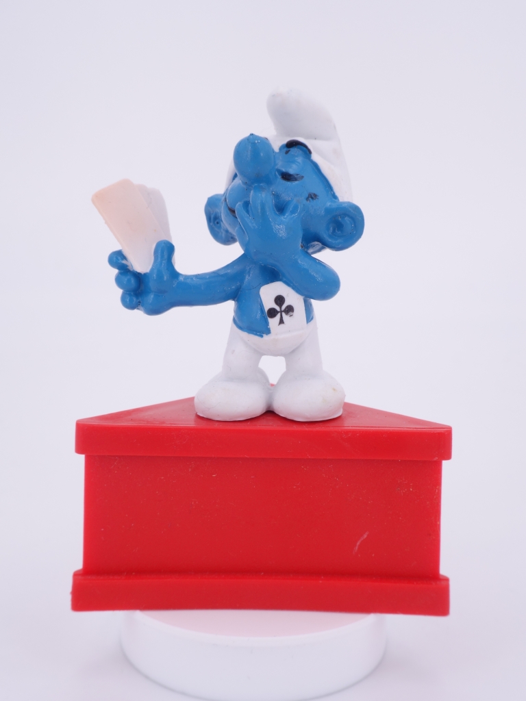 Schtroumpf joueur de cartes