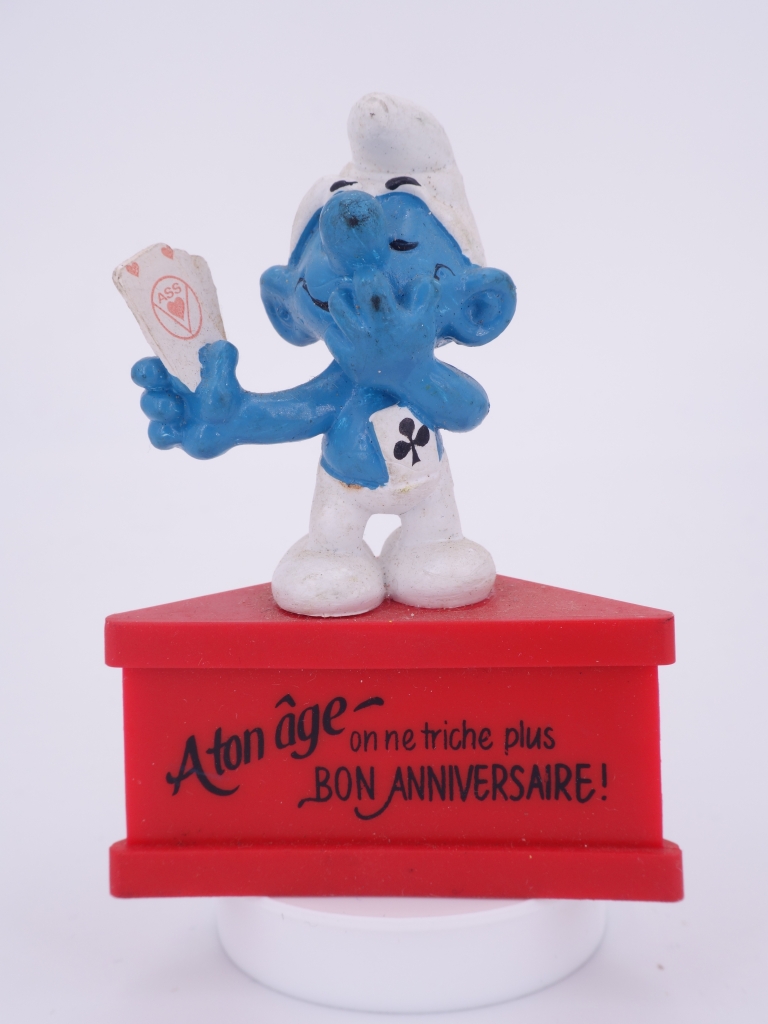 Schtroumpf joueur de cartes