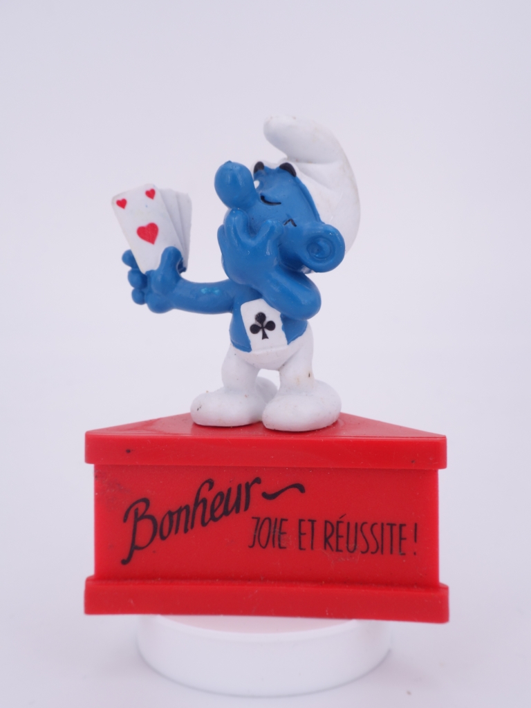 Schtroumpf joueur de cartes